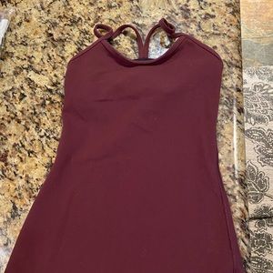 Lululemon y-tank top in wine